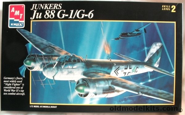 AMT 1/72 Junkers Ju-88 G-1/G-6 Nightfighter - II/NJG 5 or NJG 2, 8897 plastic model kit